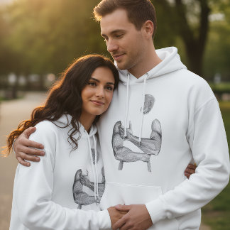 Veste À Capuche Abstract Emotional Hug Hoodie