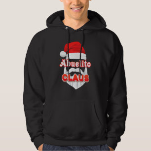 Veste À Capuche Abuelito Claus Noël Père Noël Face Joyeux et laid