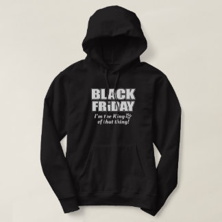 Veste À Capuche Achats drôles noirs de vendredi pour le T-shirt