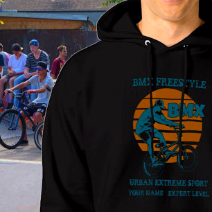 Veste À Capuche Add Name Change All Text BMX Freestyle Extreme    