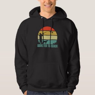 Veste À Capuche Addicité À Quack Retro Vintage Sunset Mens Duck H