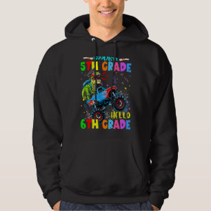 Veste À Capuche Adieu 5e année Dinosaures Bonjour 6e année Monste