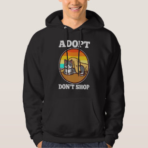 Veste À Capuche Adopter Ne pas Acheter