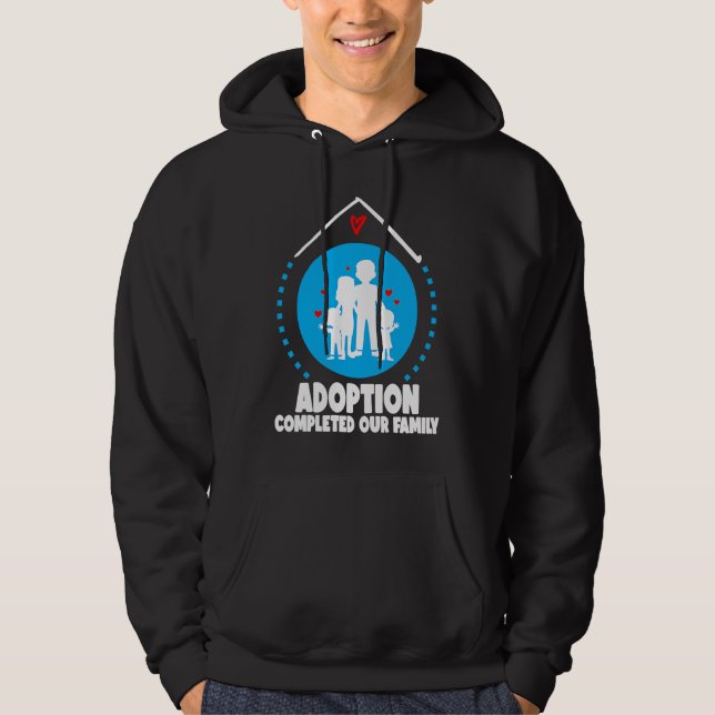 Veste À Capuche Adoption Symbol idea for Adopting Children Family (Devant)