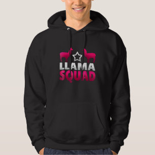 Veste À Capuche Adorable Llama Squad Cute Llama Amateurs Éleveur
