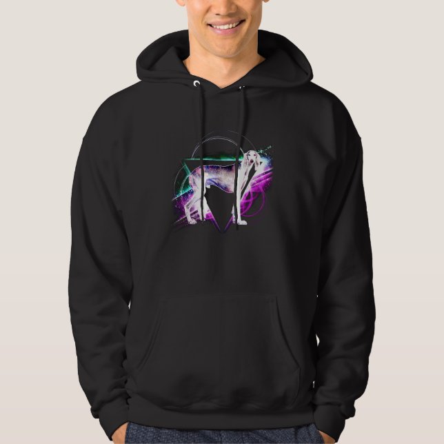 Veste À Capuche Aesthetic Galaxy Saluki (Devant)