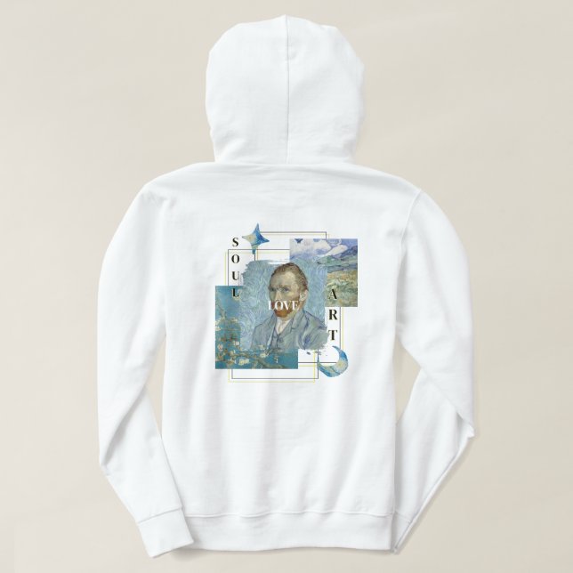 Veste À Capuche Aesthetic Vincent Van Gogh  (Design dos)