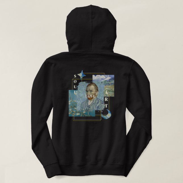 Veste À Capuche Aesthetic Vincent Van Gogh  (Design dos)