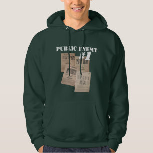 Veste À Capuche affiches numéro un de l'ennemi public recherché 