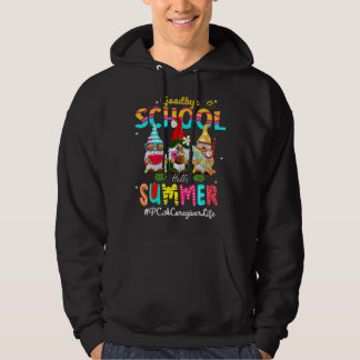 Veste À Capuche Aidant Pca Gnome Goodbye School Bonjour été