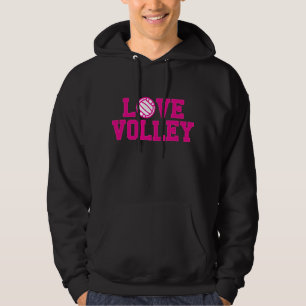Veste À Capuche Aimez votre sweatshirt à capuchon de volleyball