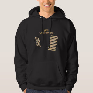 Veste À Capuche Air Accordion Musical Instrument Band