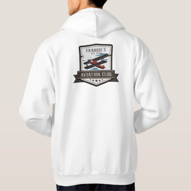Veste À Capuche Air Aviavion Club (Dos)