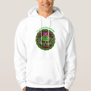 Veste À Capuche Alexandre Scottish Tartan Celtic Thistle
