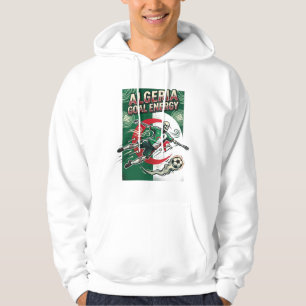 Veste À Capuche Algérie But Énergie Squelette Attaquant Nations Gr
