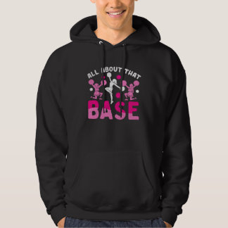 Veste À Capuche All About That Base Funny Cheer Cheerleader Cheerl