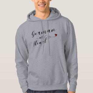Veste À Capuche Allemand Au Coeur, Allemagne
