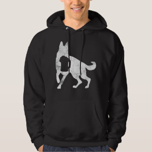 Veste À Capuche Allemand Berger Chien Bière Boire Homme Femme