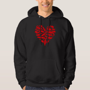 Veste À Capuche Alligator Amoureux des animaux Funny Heart Alligat