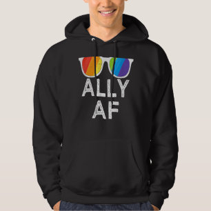 Veste À Capuche Ally Af Arc-En-Ciel Drapeau Pour La Prise En Charg
