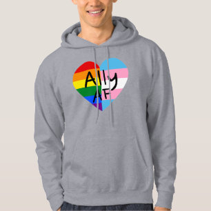 Veste À Capuche Ally AF III - Drapeau LGBTQ Fier Gay Trans Queer