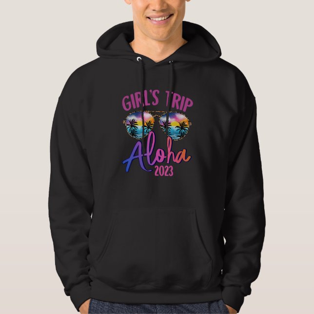 Veste À Capuche Aloha Hawaiian 2023 Girls Trip Sunglasses Summer G (Devant)