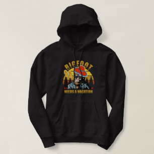 Veste À Capuche Amateurs de Bigfoot l Funny design rétro l Noir