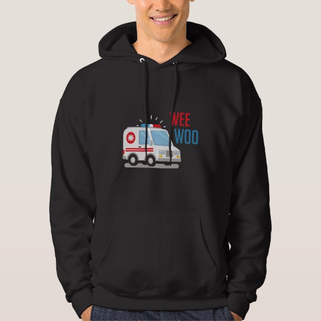 Veste À Capuche Ambulance Paramedic Car weo Hospital EMT (Devant)