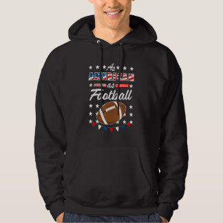 Veste À Capuche Américain Comme Football 4 juillet USA