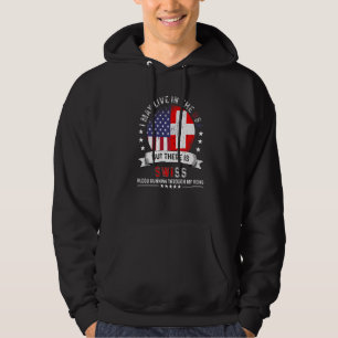 Veste À Capuche American Swiss Home in US Patriot American Switzer