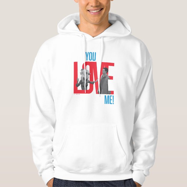 Veste À Capuche AMIS™ | Citation You Love Me (Devant)