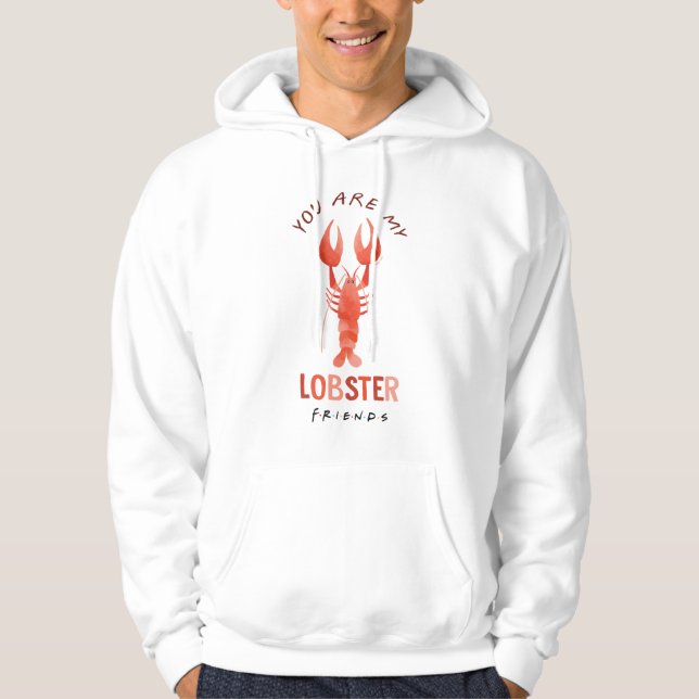 Veste À Capuche AMIS™ | Vous êtes mon homard aquarelle graphique (Devant)