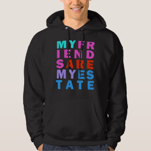 Veste À Capuche Amitié Objectifs Rainbow Inspiration Citation
