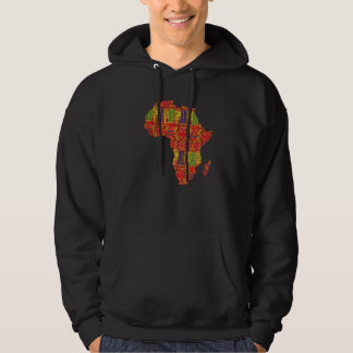 Veste À Capuche Amour Afrique Terre Africaine Carte Fierté Histoir