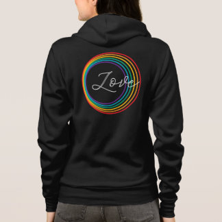 Veste À Capuche Amour Arc-en-Ciel