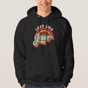 Veste À Capuche Amour Comme Jésus Arc-en-ciel Christian Jésus Foi