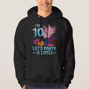 Veste À Capuche Amoureux de l'Axolotl de 10 ans Cadeau d'anniversa