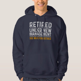 Veste À Capuche Amusant Design de retraite Hommes papa fête de ret