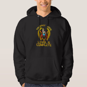 Veste À Capuche Amusant Gamer Girl Niveau 10 Complet Trophy Femme