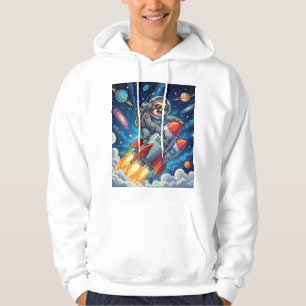 Veste À Capuche Amusant Space Adventure Tee pour Dreamers et Anima