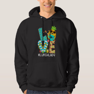 Veste À Capuche Ananas Amour Déjeuner Dame Bonjour Vibes d'été