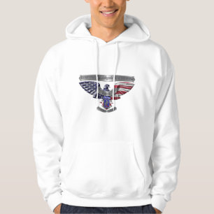 Veste À Capuche Ancien Aigle Américain "Fier D'Avoir Servi"