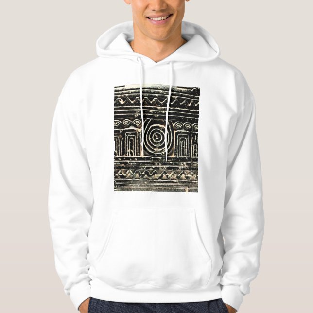 Veste À Capuche Ancien Motif mésopotamien sumérien (Devant)