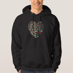 Veste À Capuche ange gardien de mari veuve citation femme veuve mo