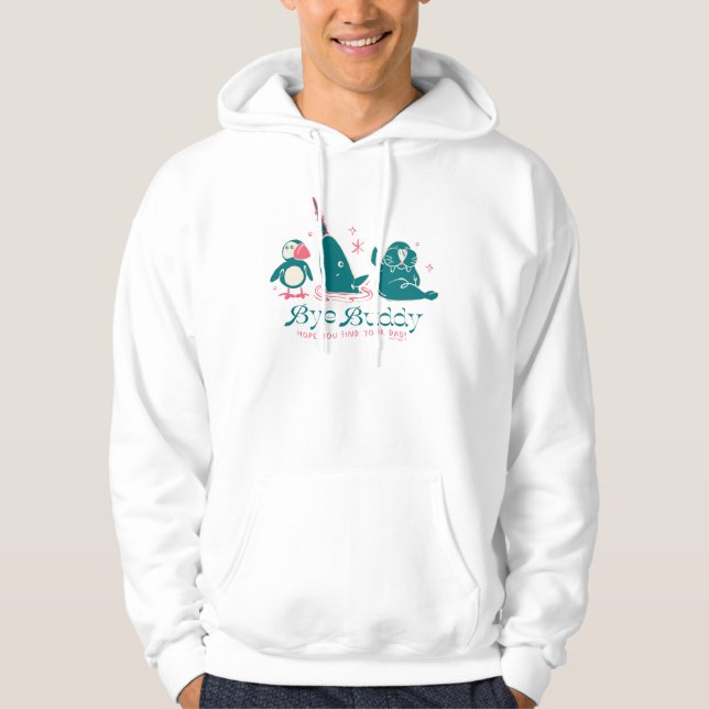 Veste À Capuche Animal Friends - Bye Buddy Hope You Find Your Dad (Devant)