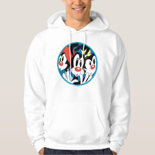 Veste À Capuche Animaniacs   Warner Siblings Circle Graphic