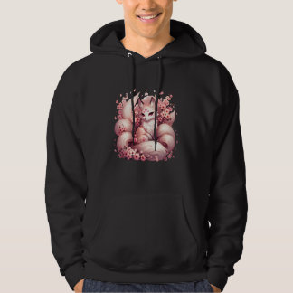 Veste À Capuche Anime Kawaii Kitsune Fox Japanese Nine Tailed Magi