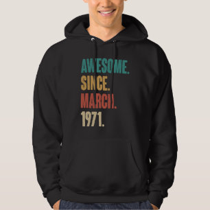 Veste À Capuche Anniversaire 52ème Décoration Mars 52 ans Vieux Vi