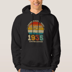 Veste À Capuche anniversaire de 90 ans 1935 merveilleux 90e annive