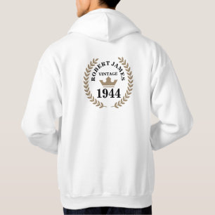 Veste À Capuche Anniversaire Vintage